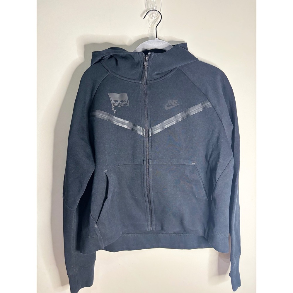 Nike Hertha BSC Tech Fleece Windrunner Full Zip Hoodie Womens size M